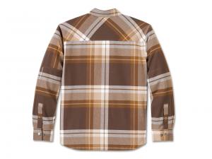 Hemdjacke "In Between The Line Brown"_1