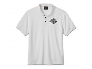 Polo-Hemd "Men's Bar & Shield White" 99186-24VM