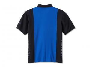 Polo-Hemd "The Bagger Colorblock-Design Lapis Blue"_1