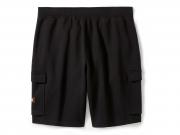 Cargo-Shorts "Essential Fleece Cargo Short Black"_1