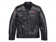 CLARNO PERFORATED LEATHER JACKET 97011-18EM