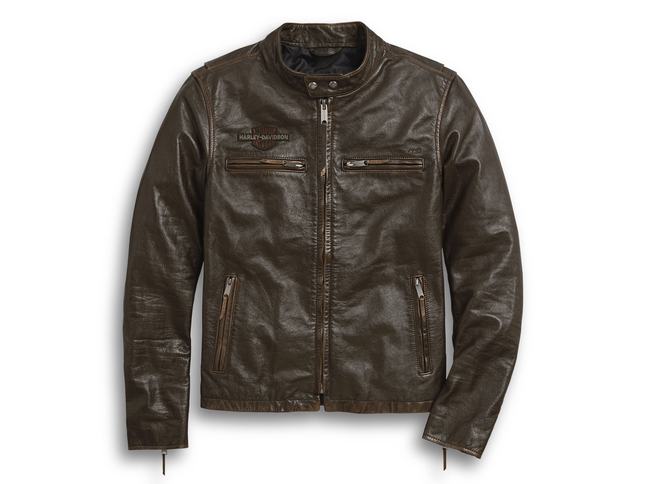 Harley distressed deals leather jacket