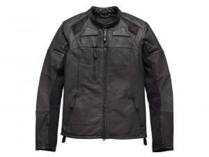 FXRG® PERFORATED SLIM FIT LEATHER JACKET 98057-19EM