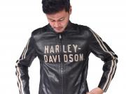 Lederjacke "Sleeve Stripe H-D"_2