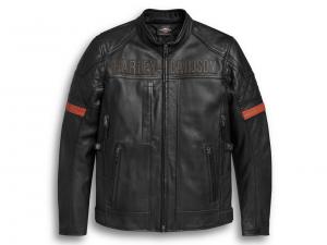 VANOCKER WATERPROOF H-D® TRIPLE VENT SYSTEM" LEATHER JACKET 98000-20EM