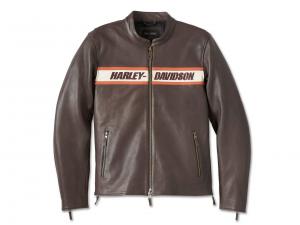 Lederjacke "Victory Lane II - Brown" 98001-23EM