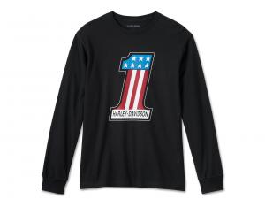 Longsleeve "#1 Racing Black" 99073-24VM
