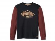 Longsleeve "120th Anniversary Colorblock Black" 96569-23VM