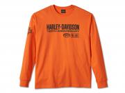 Men's 120th Anniversary Long Sleeve Tee Orange 97549-23VM