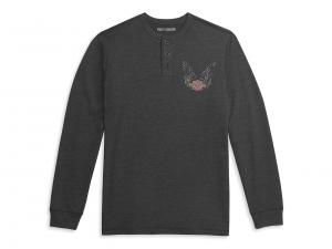 At the speed of Freedom knit henley 96315-21VM