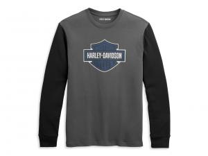 Longsleeve "Contrast Sleeve Logo Knit" 96333-21VM