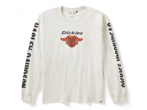 Men's Dickies x H-D Heavyweight Long Sleeve Eagle Tee Silver Birch 96568-25VM