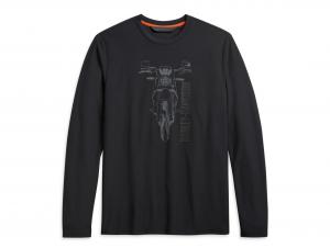 Longsleeve "MOTORCYCLE GRAPHIC SLIM FIT" 96269-20VH
