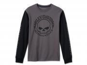 Men's Willie G Skull Long Sleeve Tee 99091-24VM