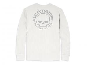 Longsleeve "Willie G Skull Heavy Waffle Knit Top Coconut"_1