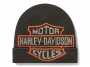 Mütze "Oversized Bar & Shield Beanie Black" 97774-25VM