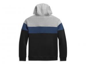 Pullover "Block Letter Hoodie Blue"_1