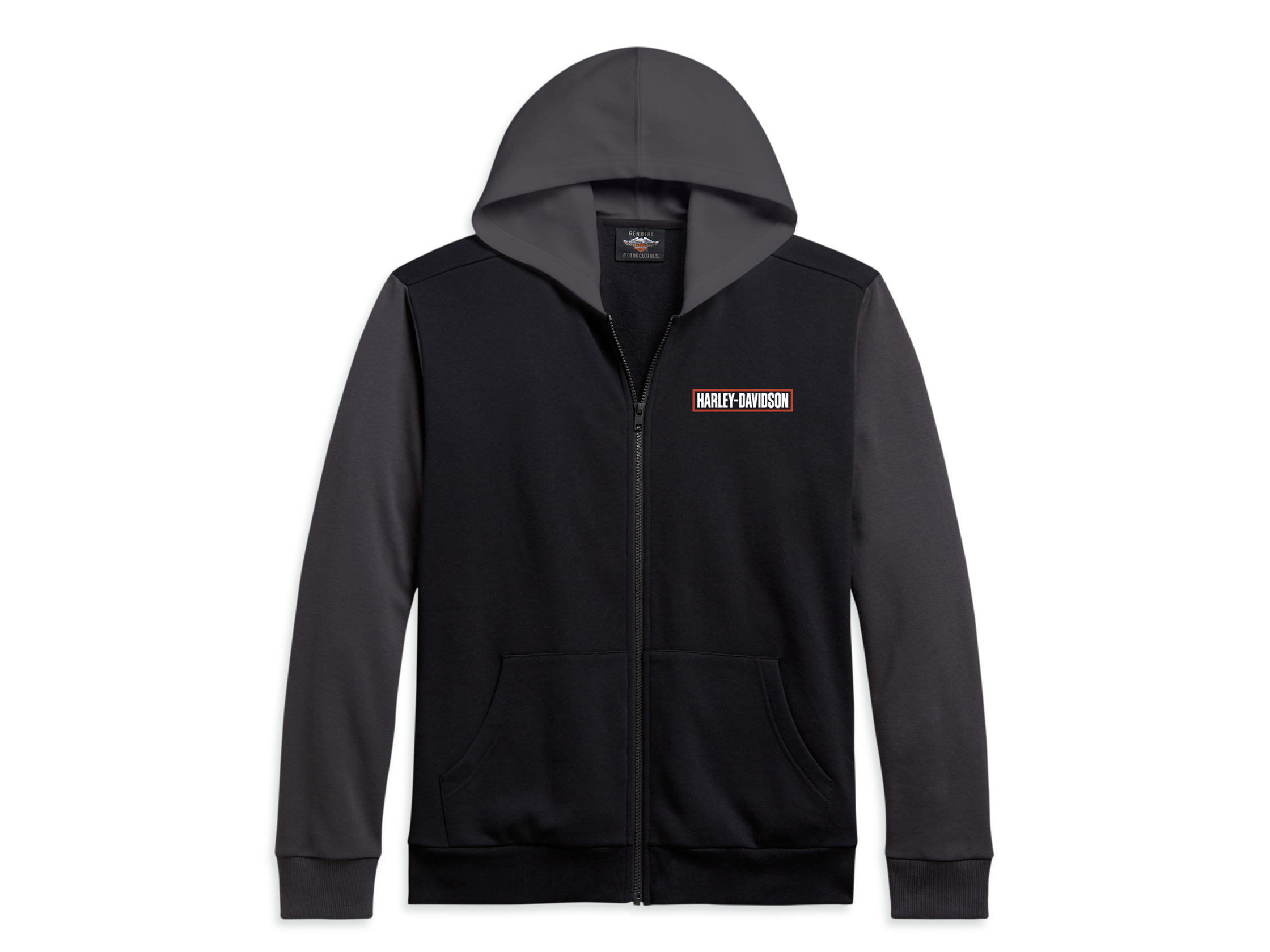 COLORBLOCK FULL ZIP HOODIE GREY 96191-21VM / Sweater / Men