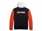 Pullover "COLORBLOCK FULL ZIP ORANGE"_1