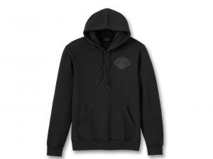 Eagle Soars Alone Slub Hoodie Black 96185-25VM