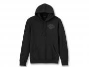 Eagle Soars Alone Slub Hoodie Black 96185-25VM