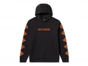 Pullover "Essential Bar & Shield Hoodie Black" 96712-25VM