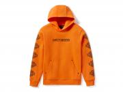 Men's Essential Bar & Shield Pullover Hoodie Orange 96713-25VM