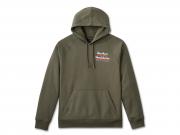 Pullover "Loaded with Horsepower Raglan Hoodie Green" 96104-25VM