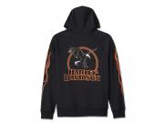 Pullover "Rising Eagle Hoodie Black"_1