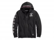 SKULL & LOGO SLIM FIT HOODIE 96162-20VM