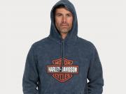 Pullover "Westcoast Bar & Shield Hoodie - Blue"_2