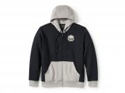 Willie G Skull Colorblock Zip Front Hoodie 96360-25VM