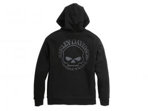 Pullover "Willie G Skull Zip Front Hoodie"_1