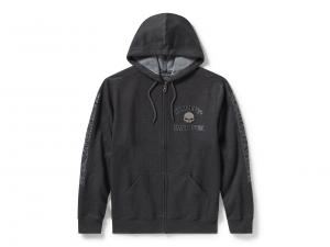 Pullover "Willie G Skull Zip Front Hoodie" 99250-25VM