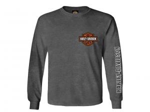 Longsleeve "Bar & Shield Mini Grey - Munich" RKS004539-M