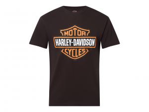 T-Shirt "B&S Orange on Black - Ulm" BRA40291550-U