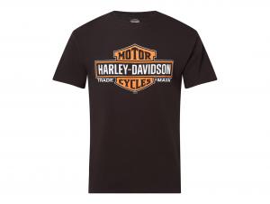 T-Shirt "Elongated B&S on Black - Ulm" BRA40291547-U