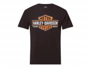 T-Shirt "Elongated B&S on Black - Ulm" BRA40291547-U