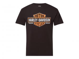 T-Shirt "Elongated B&S on Black - Ulm" BRA40291547-U