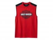 Muscle-Shirt "Sizzling Bar & Shield Red" 96546-24VM