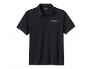 Stacked Bar & Shield Polo 96023-25VM