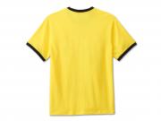 T-Shirt "#1 Racing Mesh Ringer Yellow"_1