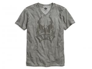 B&S BAT V-NECK TEE 96132-16VM