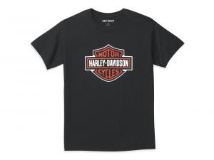 T-Shirt "Bar & Shield Graphic Black" 99140-22VM