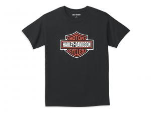 Men's Bar & Shield Graphic Tee Black 99140-22VM