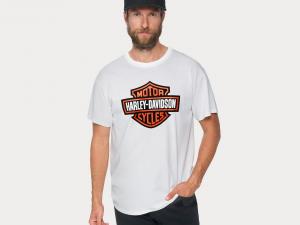 T-Shirt "Bar & Shield Graphic White"_1