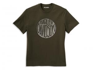 Men's Circle Lock Up Graphic Tee Forest Night 96177-22VM