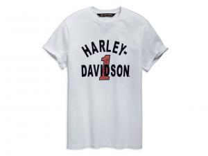 T-Shirt "CRACKED PRINT SLIM FIT" 96790-19VM