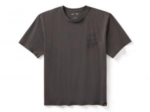 T-Shirt "Dickies x H-D Heavyweight Pigment Dyed Short Sleeve Anthracite" 96570-25VM