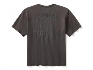 T-Shirt "Dickies x H-D Heavyweight Pigment Dyed Short Sleeve Anthracite"_1